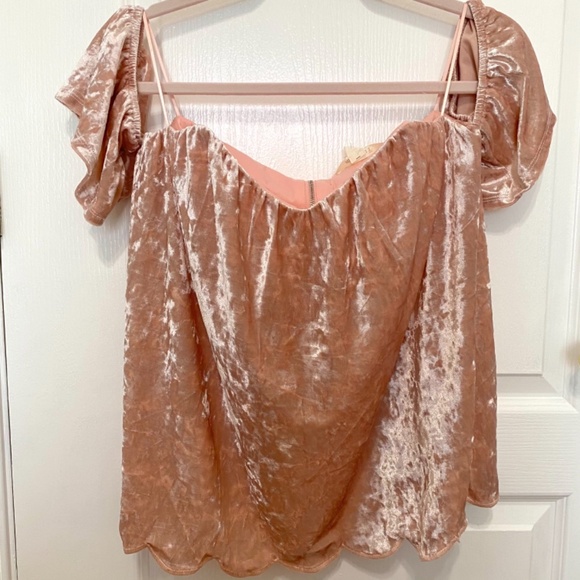 NWT Velvet Pink Top from Francesca’s Size Medium - Picture 2 of 16